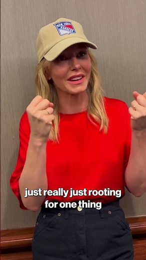 Kelli Giddish is ready to root for a Rangers win in Game 2 👀 #shorts