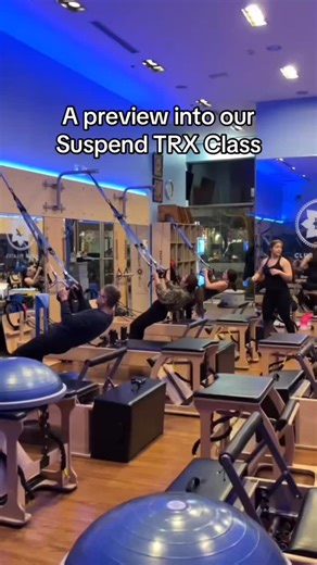 Looking to switch up your routine? Suspend TRX blends Reformer Pilates with TRX suspension training to challenge your stability, coordination, mobility, and balance in every move. It’s athletic, low-impact, and ideal for runners, golfers, cyclists, and anyone ready to level up. Sign up for Suspend TRX and put your Pilates body to the test! #clubpilates #defygravity | Club Pilates