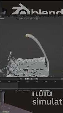 blender fluid simulation tutorial #blender #tutorial #animation #fluid simulation