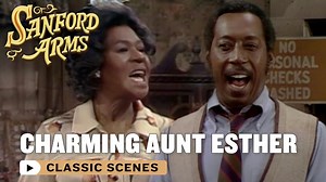Phil (Theodore Wilson) tries to flatter Aunt Esther (LaWanda Page) in an attempt to win more time to pay the rent. From Season 1 Episode 1, ''Bye, Fred, Hi, Phil''. Phil Wheeler is worried about his debts and his daughter's cocktail-waitress outfit. Watch Where Available: https://www.tvguide.com/tvshows/sanford-arms/1000181569/ Subscribe to the Sanford and Son channel: https://bit.ly/SanfordAndSon Follow Us on Social: Facebook: https://www.facebook.com/officialsanfordandson About Sanford Arms: T