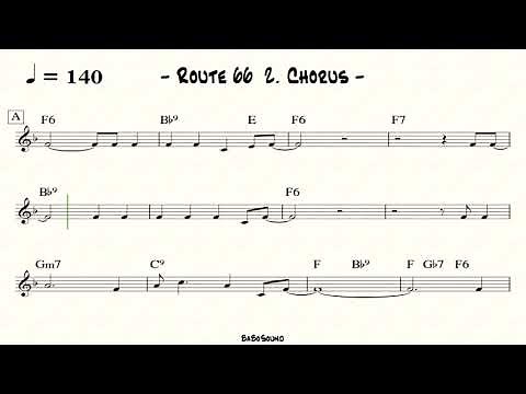 Route 66 Backing Track For Bass