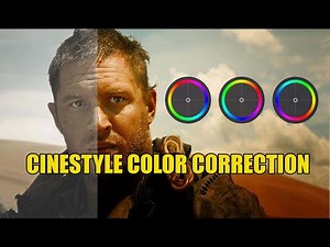 Cinestyle color correction, Corel Videostudio ultimate 2022
