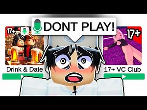 DO NOT Join These Roblox 17+ VOICE CHAT Games...