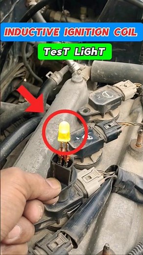 testing ignition coil with inductive ignition coil tester #youtubeshorts #shortvideo #viralvideo