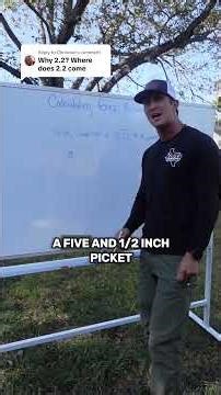 How to calculate fence pickets for your project