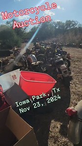 Choate Auction Service #12976 is having a huge Auction Nov.23. Atleast 500 bikes, parts, motors, and other collectibles. 801 Smith Rd., Iowa Park, Tx. Outside starts at 9am, inside starts at noon | Roy Gilliam