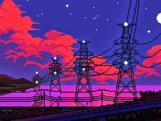 Late Night Pixel Art Chill Vibes