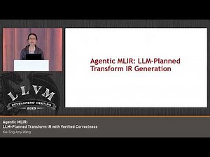 2025 US LLVM Developers' Meeting: LLM Schedule Primitive Generator with MLIR based Polyhedral Engine