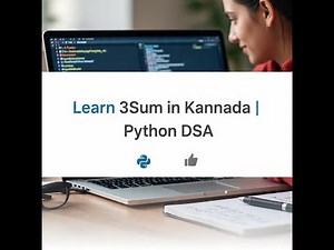 3Sum LeetCode Problem Explained in Kannada | Python Solution | DSA Interview Question