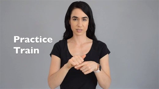 Here’s how to sign “Personal Trainer” (used in last night’s video). The sign for “practice” can also be used for the word “train”. Adding the sign “person” = “trainer”... like adding a suffix of -er (or -ist for artist, etc). :) . #signlanguage #asl #deaf #americansignlanguage | Signed With Heart