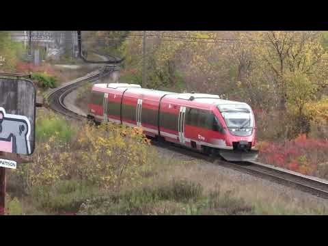 Northbound OC Transpo O-Train at Somerset Street