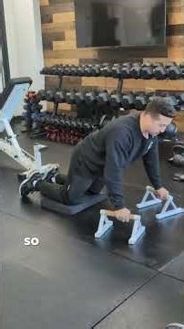 Why kneeling push-up are a MUST!