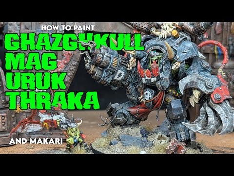 How to Paint Ghazghkull Thraka with Citadel Contrast for Warhammer 40,000
