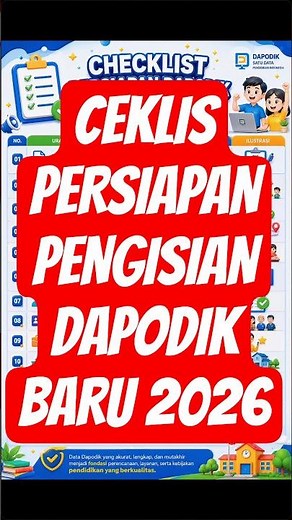 School Operators Must Check This! 14 Dapodik Preparations for the 2026/2027 Academic Year
