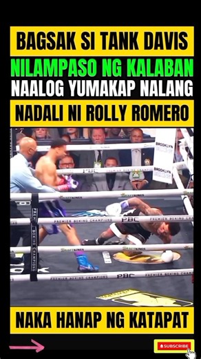 BAGSAK SI TANK DAVIS! NADALI NI ROLLY ROMERO! HINAMBALOS NG SUNTOK!
