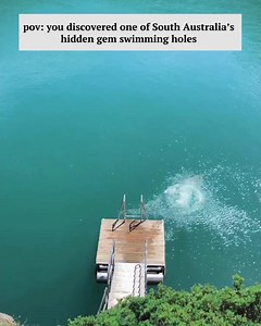 19K views · 3.6K reactions | Take a dip in this stunning sinkhole in the state's south. The beautiful blue-green water is the perfect way to cool off this summer, with a year-round temp of just 12 degrees. Click through to check out more of South Australia's natural wonders. | South Australia | Facebook