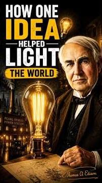 How One Idea Helped Light the World | The True Story of Thomas Edison