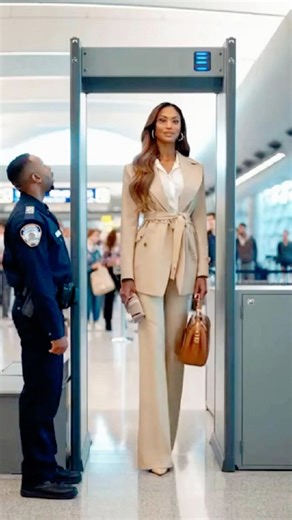 cassobloom on Instagram: "7 Foot Tall Model Turns Airport Security Into A High Fashion Limbo Runway Ordinary moments become extraordinary stages depending on your mindset. The grace to handle different stares and awkward situations with wit makes life shine. The moment she elegantly bends backward to pass the obstacle, the rigid airport transforms into a cheering runway. Confidence is always the best fashion statement. #TallWoman #AirportStyle #LimboChallenge"