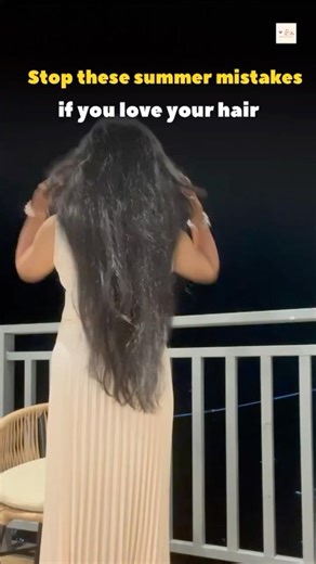 Stop These Habits for Healthy Summer Hair 🛑 #haircare #trending #shorts #health #love