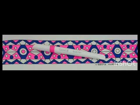 Drawing of Border Design(Step by Step)#border#design#drawing#art@geetakwatra699