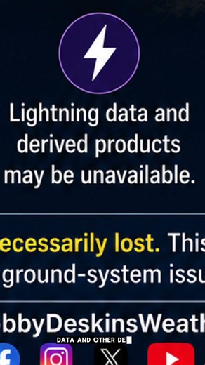 The GOES 19 (east) satellite went offline today. It could be days. #satellite #weather #goes
