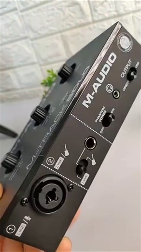 Best Budget Audio Interface For Live Streaming ⚡ M Audio M Track Solo #shorts #tech #shortvideo