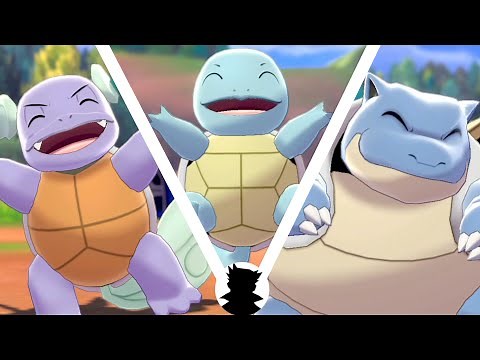 【Pokemon Camp】Squirtle vs Wartortle vs Blastoise＆Shiny Cute!