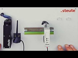 Programming a wireless switch & receiver – Sending and monitoring status signals - steute