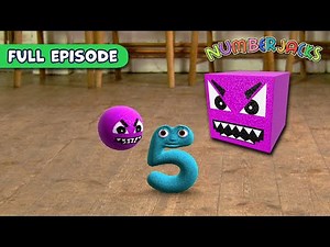 Slide and Turn | Season 1, Episode 35 | Numberjacks FULL Episode
