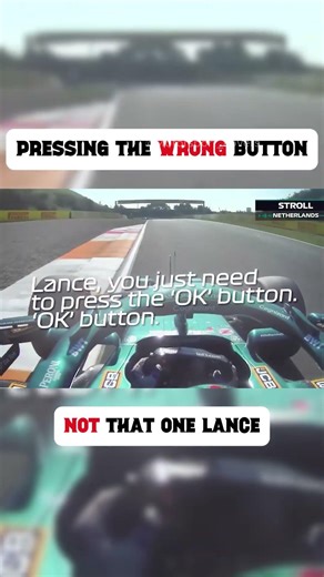 Stroll Pressed The Wrong Button 😭