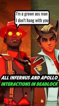 All Infernus and Apollo unique interactions in Deadlock