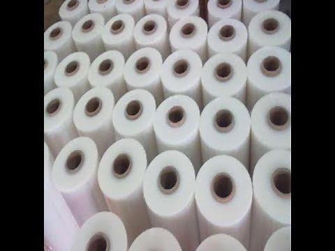 fabrication avec extrudeuse film étirable cast machine et manuel