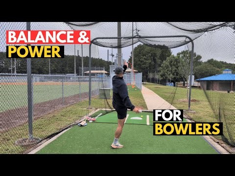 How To Fix Bowling Balance Issues | Back Foot Stability Exercise