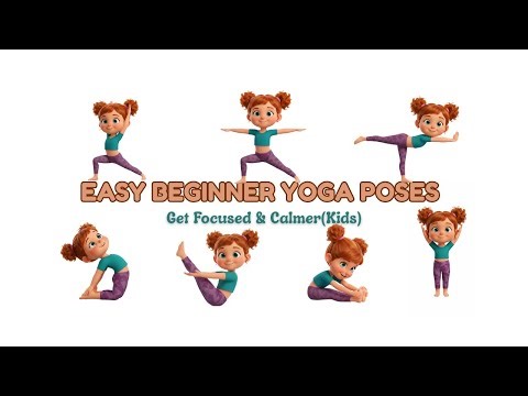 8 Easy Yoga Poses for Beginners | Full Body Stretch & Strength Routine for Kids