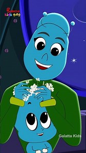 நிலா நிலா ஓடி வா - Nila Nila Odi Va Alien| Tamil Rhymes for Children | Galatta Kids | Shorts