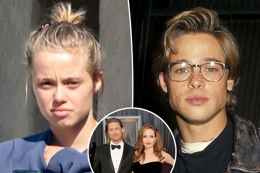 Angelina Jolie’s daughter Shiloh, 19, is spitting image of dad Brad Pitt in new photos after debuting new name