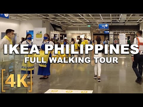 Full Walking Tour on the BIGGEST IKEA in the world! IKEA Philippines | 4K | Pasay City