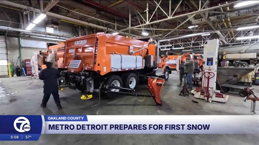 Oakland County unveils 34 new snow plows ahead of first snowfall
