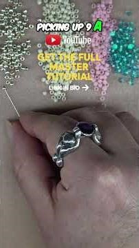 3D Odd-Count Peyote Bracelet Tutorial #shorts