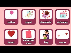 Valentine’s Day for kids | Vocabulary with Game