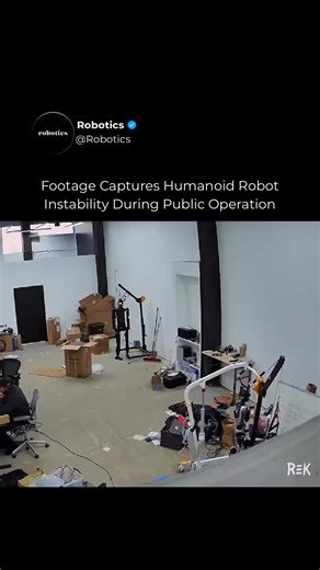 Footage from California showing a humanoid robot malfunctioning during operation. What looks like a “rampage” is really a loss of control, a reminder that stability, safeguards, and fail-safes matter just as much as capability as humanoid robots move into public spaces. #robots #tech #artificialintelligence #ai #robot