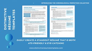 Chronological Perfection Resume Template