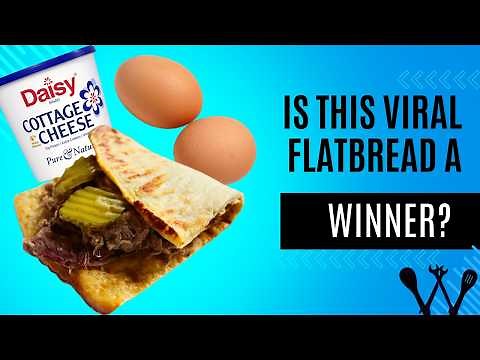 Easy Keto Cottage Cheese Flatbread Recipe