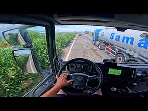 Feel the Power of Driving a Scania V8 Truck | 4K POV Truck Drive