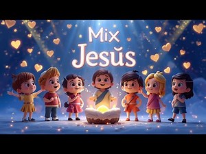 🎶Mix de Canciones de Jesús para Niños 🎶– 20 Minutos