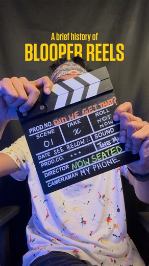 Now Seated | Blooper reels always fascinates me. Geeked over their history today. . . . [ blooper reels, bloopers, behind the scenes, bts, burt... | Instagram