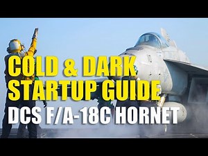 How to start up the F-18 in DCS | A Quick & Dirty Cold & Dark Startup Guide. #dcs #hornet #flightsim