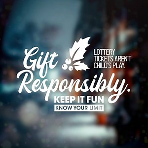 Enjoy the holiday season—play responsibly. | Washington's Lottery