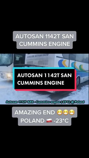 Cold Start Diesel Engine AUTOSAN 1142T with Cummins Power | Poland