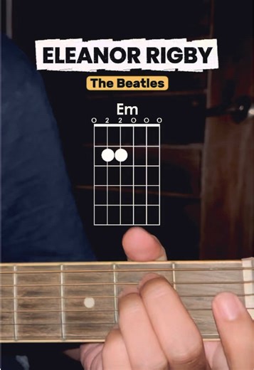 eleanor rigby guitar tutorial - the beatles #guitartutorial #thebeatles